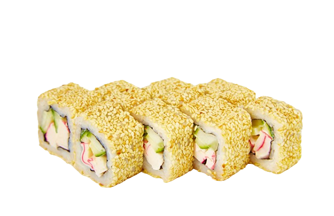 РОЛЛ КАЛИФОРНИЯ С КУНЖУТОМ